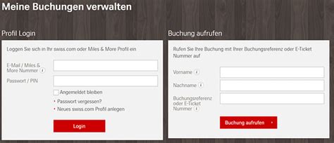 swiss online check in
